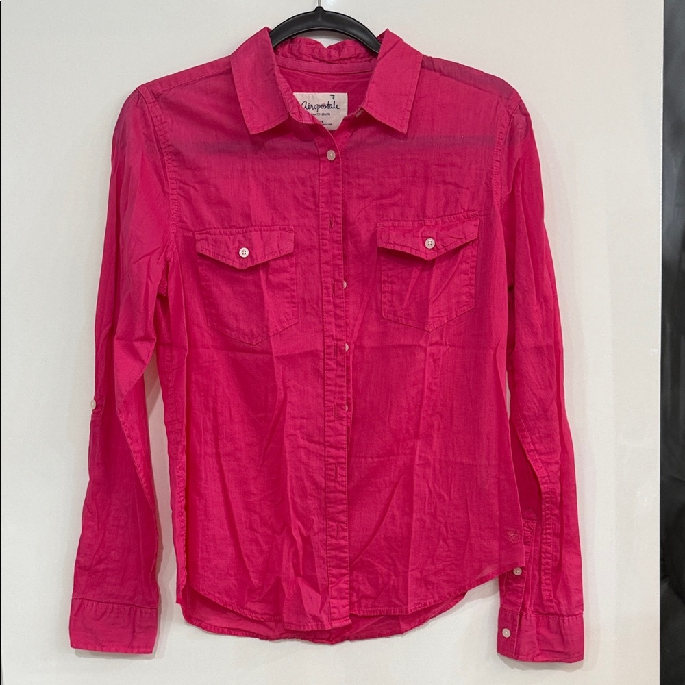 Fuchsia Long Sleeve Shirt